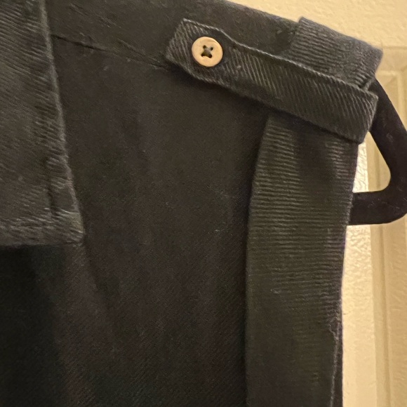 Linen Black Romper Size L - Picture 5 of 9